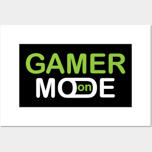 Gamer Mode On Posters and Art